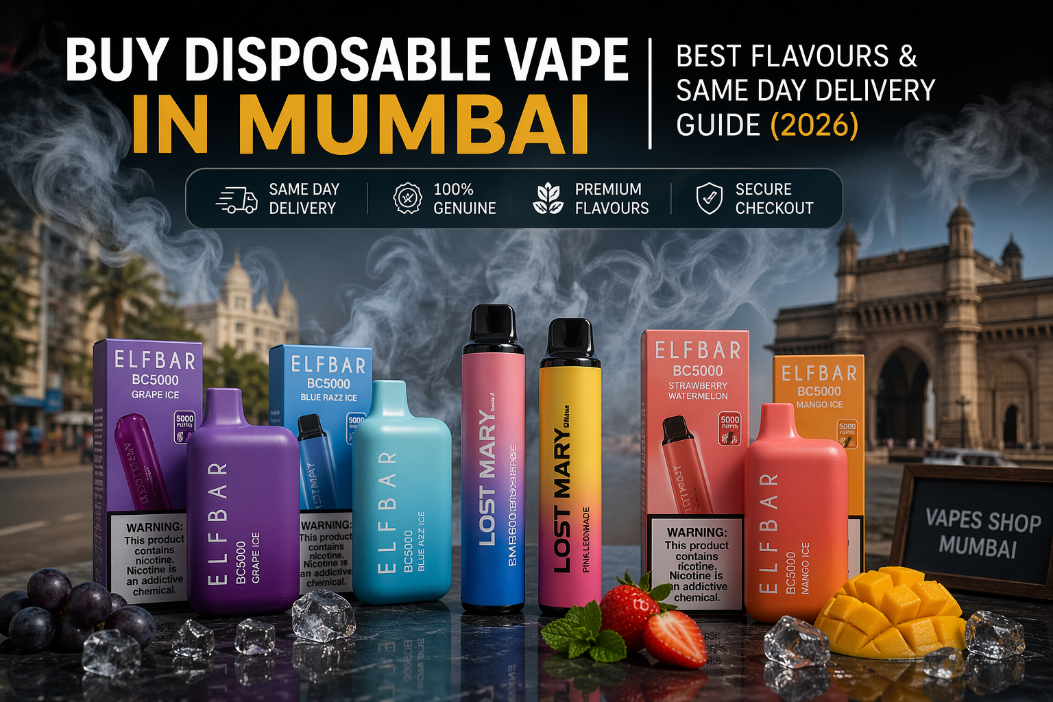 Buy Disposable Vape Online Mumbai – Fast & Same Day Delivery Guide