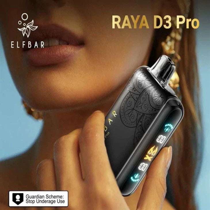 Elf Bar Raya D3 Pro 30K Strawberry Kiwi Ice Disposable Vape – 30000 Puffs Rechargeable | Buy Online Mumbai