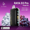 Elf Bar Raya D3 Pro 30K Grape Ice Disposable Vape – 30000 Puffs Rechargeable | Buy Online Mumbai