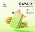 Elfbar Raya D1 Kiwi Guava Grape 13000 Puffs Online in Mumbai | Same Day Vape Delivery