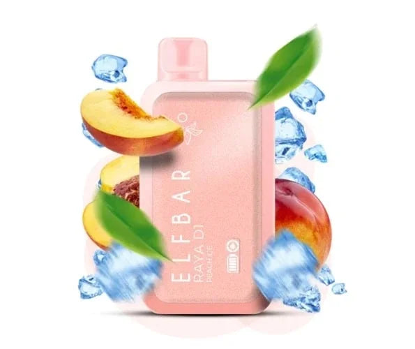 Elfbar Raya D1 Peach Ice 13000 Puffs Online in Mumbai | Same Day Vape Delivery